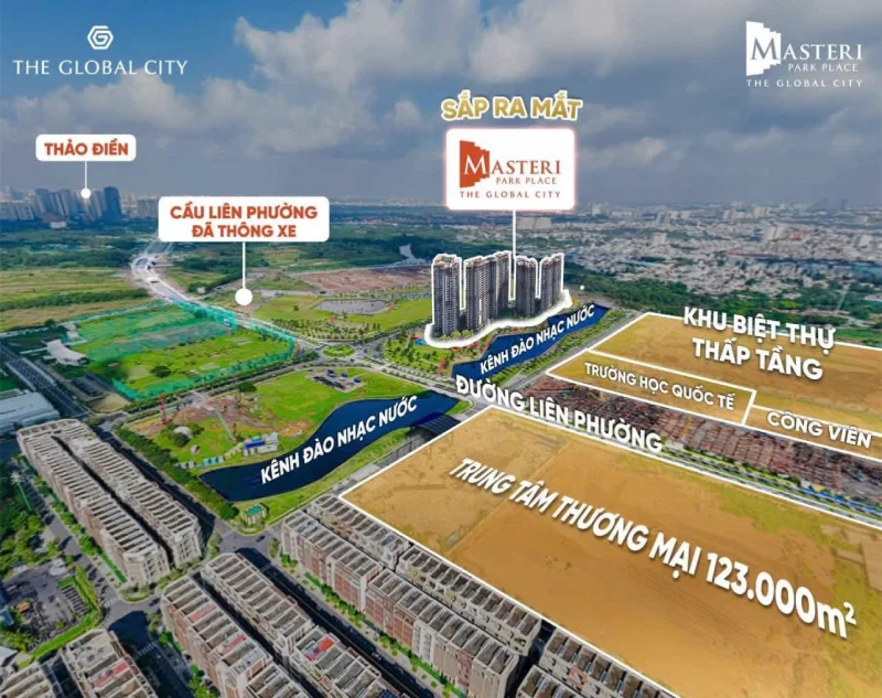 Chi tiết bảng giá Masteri Park Place theo từng loại hình