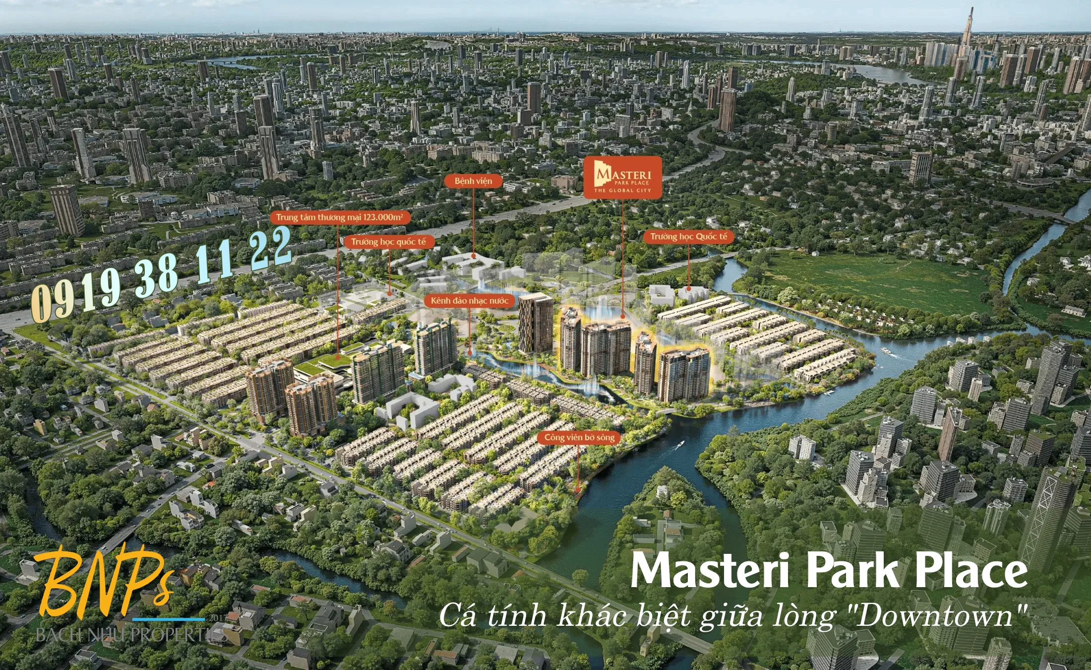 Masteri Park Place – Cá tính khác biệt giữa lòng "Downtown" - Bách Như Properties - BNPs