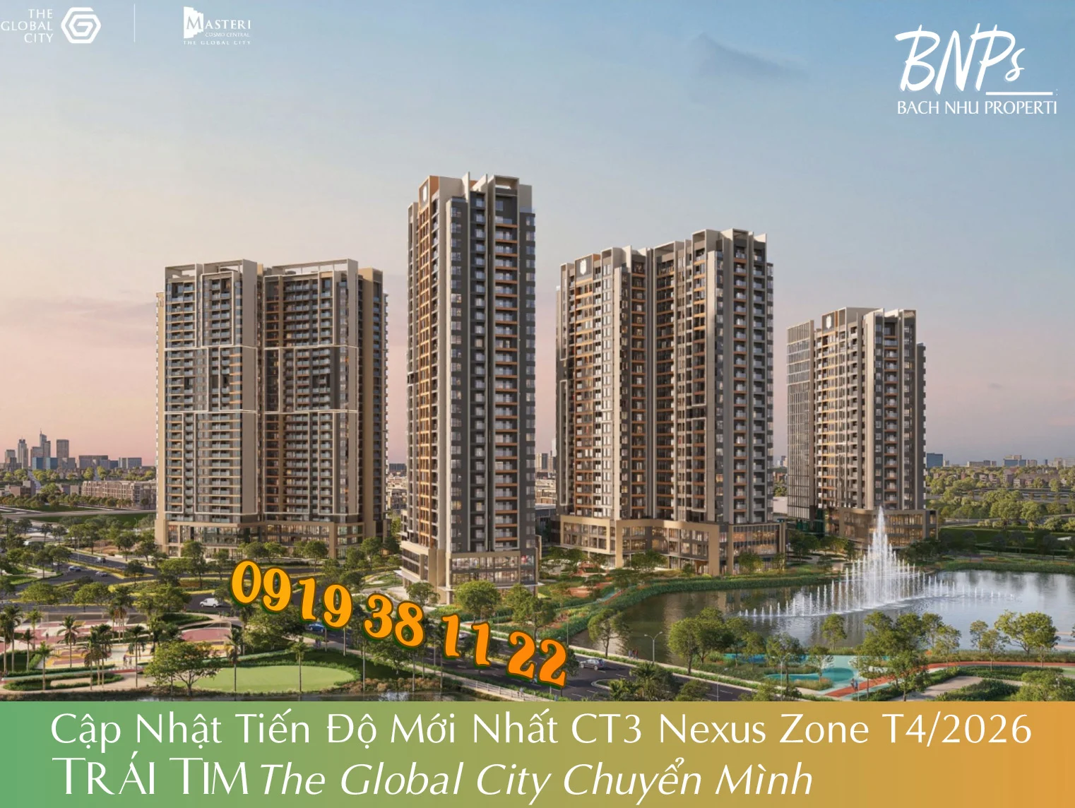 Cập Nhật Tiến Độ Mới Nhất CT3 Nexus Zone T4/2026 - Bách Như Properties - BNPs